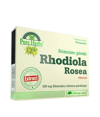 OLIMP Rhodiola Rosea Premium 100 мг Екстракт от Златен Корен - 30 капсули, 30 дози