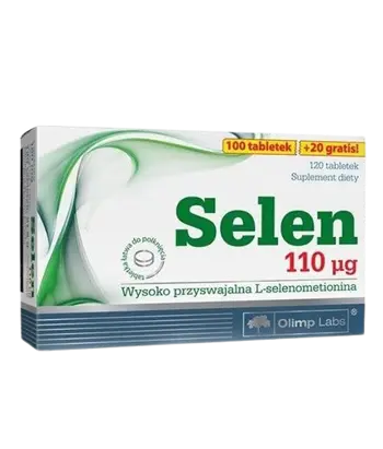 OLIMP Selenium 110 ug Висококачествен Селен - 120 таблетки, 120 дози