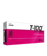 OLIMP T-100 Mega Caps Тестостеронов Бустър - 120 капсули, 60 дози