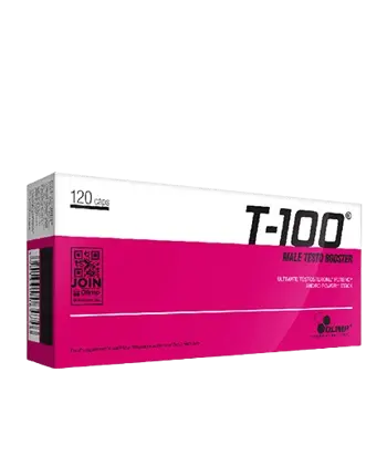 OLIMP T-100 Mega Caps Тестостеронов Бустър - 120 капсули, 60 дози