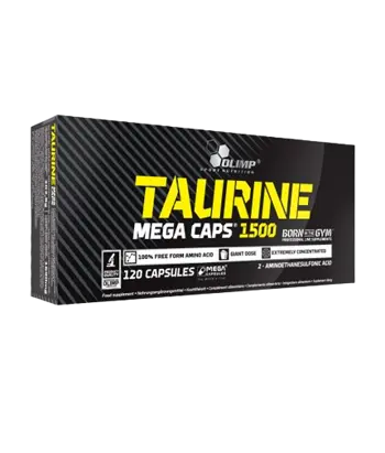 OLIMP Taurine Mega Caps 1500 мг Таурин - 120 капсули, 60 дози