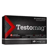 OLIMP Testomag Магнезий, Цинк и Витамин В6 - 30 таблетки, 30 дози