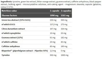 OLIMP Thermo Speed Extreme Термогенен Фетбърнър - 120 капсули, 120 дози