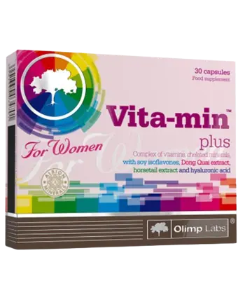 OLIMP Vita-Min Plus for Woman Мултивитамини за Жени - 30 капсули, 30 дози