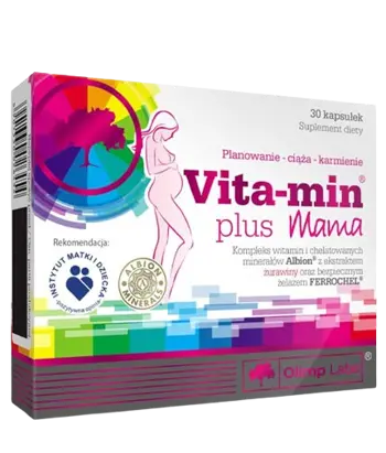 OLIMP Vita-Min Plus Mama Мултивитамини За Бременни и Кърмещи - 30 капсули, 30 дози