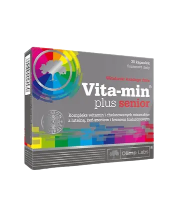 OLIMP Vita-Min Plus Senior Мултивитамини за Възрастни 50 Плюс - 30 капсули, 30 дози