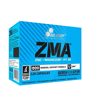 OLIMP ZMA Цинк, Магнезий и Витамин В6 - 120 капсули, 40 дози