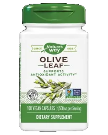 Nature's Way Olive Leaf 500 mg Екстракт от маслинови листа х 100 веган капсули