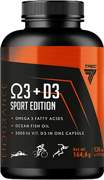 Trec Nutrition Omega 3 + D3 Endurance за спортисти и активни хора