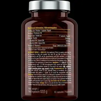 Омега 3 + Витамин D3 / Omega 3 + Vitamin D3 2000 IU