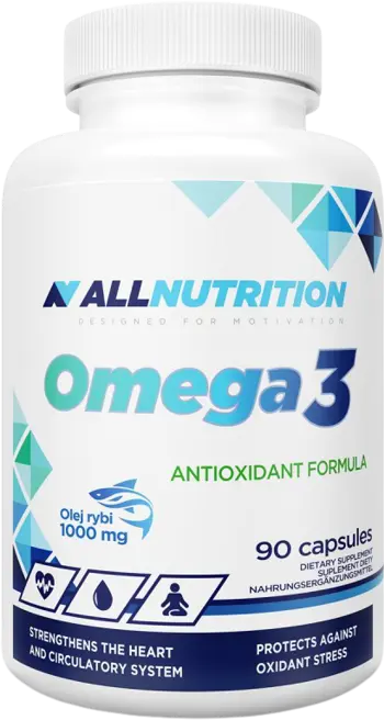 AllNutrition Omega 3 1000 Подкрепа за сърце, мозък и общо здраве х 90 Гел капсули