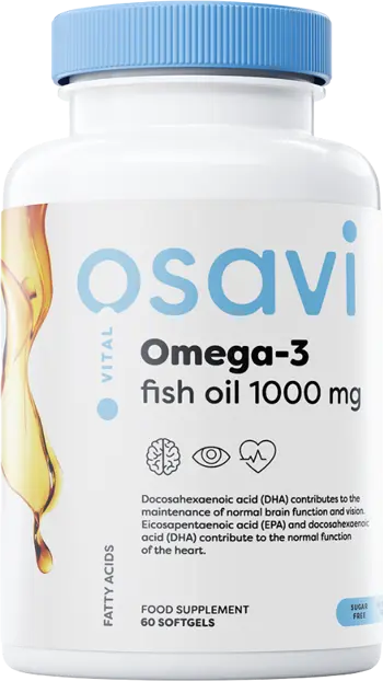 Омега 3 Рибно Масло с Вкус на Лимон / Omega 3 Fish Oil 1000 mg / Lemon Flavor