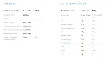 Омега 3 Рибно Масло / Omega 3 Fish Oil 1000 mg | Molecularly Distilled