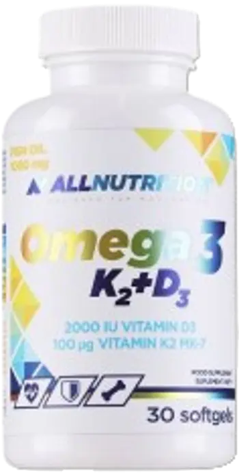 AllNutrition Omega 3 + K2 D3 За сърдечно-съдово здраве и здрави кости