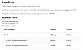 Ethic Nutraceutici Omega 3 Ultra Concentrate Висококонцентрирани Омега-3 мастни киселини