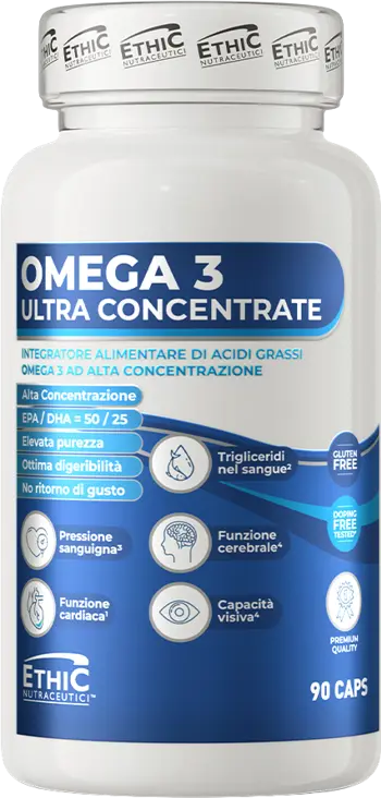 EthicSport Omega 3 Ultra Concentrate Висококонцентрирано рибено масло х 90 капсули