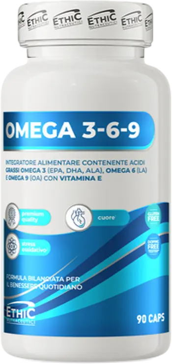 EthicSport Omega 3-6-9 | Fish, Flaxseed, Sunflower & Vitamin E За сърдечно-съдовата система