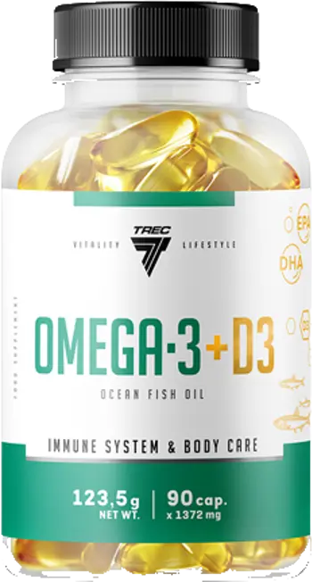 Trec Nutrition Omega-3 + D3 За силен имунитет и здрави кости