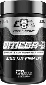 Core Champs Omega-3 1000 mg Fish Oil За сърдечно, мозъчно и кожно здраве