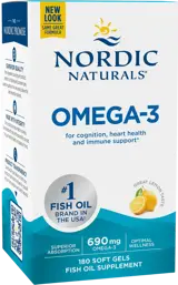 Nordic Naturals Omega-3 690 mg За сърцето, мозъка и имунната система