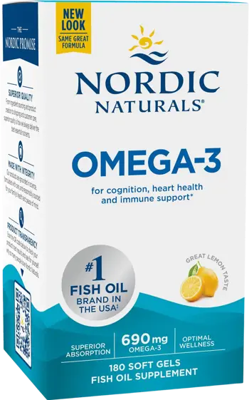Nordic Naturals Omega-3 690 mg За сърцето, мозъка и имунната система