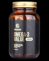Omega-3 Value 1000 mg 60 Гел капсули, 60 Дози
