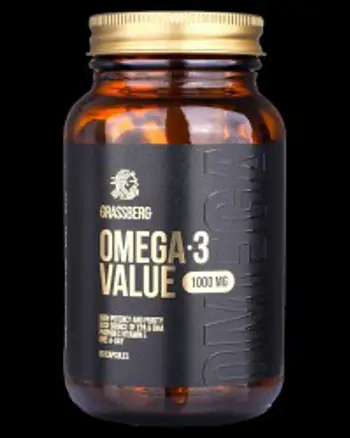 Omega-3 Value 1000 mg 60 Гел капсули, 60 Дози