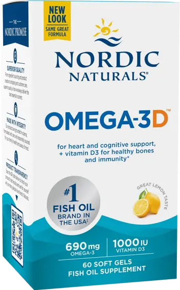 Nordic Naturals Omega-3D 690 mg Омега-3 с Витамин D3