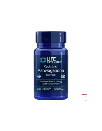 Life Extension Optimized Ashwagandha Extract Ашваганда 125 mg х 60 капсули