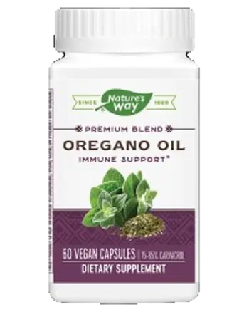 Nature's Way Oregano Oil Масло от риган за имунна подкрепа х 60 веган капсули