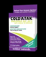Oregano Oil Cold-A-Tak® 80% (Extra Strength) 30 дражета