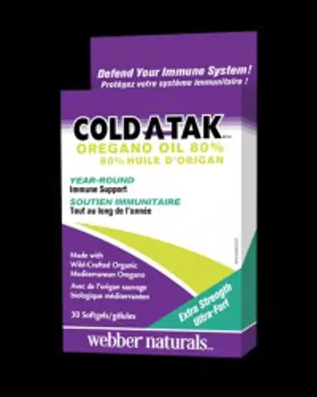 Oregano Oil Cold-A-Tak® 80% (Extra Strength) 30 дражета