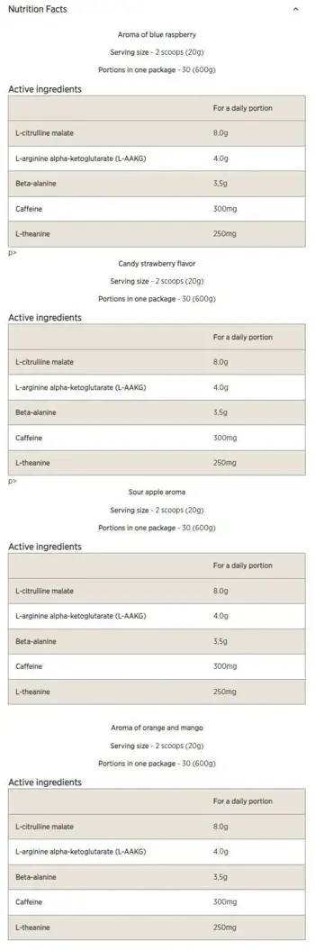 MyProtein Origin Pre-Workout (Alpha) Азотен Бустър - 600 грама, 20 дози