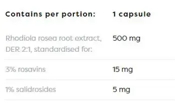 Osavi Rhodiola 500 mg Екстракт от Родиола Розеа за Адаптация към Стрес и Енергия