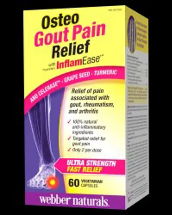 Osteo Gout Pain Relief with InflamEase 570 mg 60 капсули