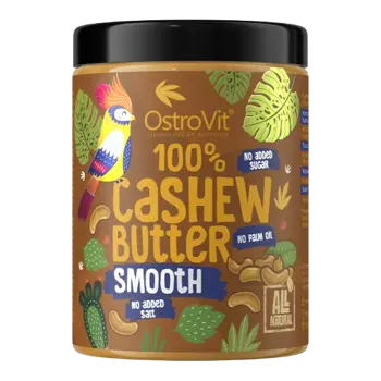 OstroVit 100% Cashew Butter Smooth Масло от Kашу - 1000 грама