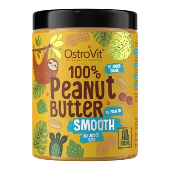 OstroVit 100% Peanut Butter Smooth Фъстъчено Масло