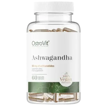 OstroVit Ashwagandha 700 мг Vege Ашваганда - 60 капсули, 60 дози