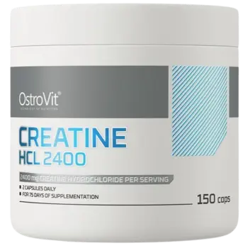 OstroVit Creatine HCL 2400 Creatine Hydrochloride Креатин Хидрохлорид - 150 капсули, 75 дози