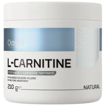 OstroVit L-Carnitine Tartrate Powder L-Карнитин Тартрат на Прах - 210 грама, 105 дози