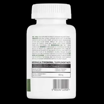 OstroVit Maca 500 мг Мака - 90 таблетки, 90 дози