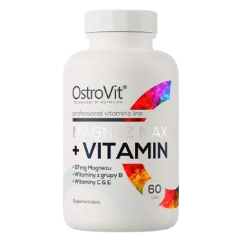 OstroVit Magnez MAX + Vitamin - 60 таблетки, 60 дози