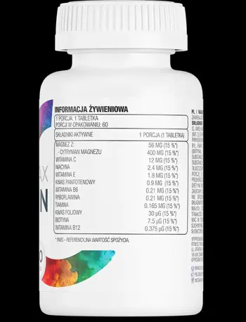 OstroVit Magnez MAX + Vitamin - 60 таблетки, 60 дози
