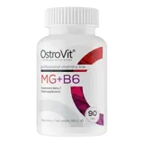 OstroVit Mg + B6 Magnesium Citrate + B6 Магнезиев Цитрат и Витамин В6 - 90 таблетки, 30 дози