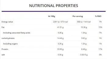 OstroVit Peanut Butter + Protein Фъстъчено Масло + Добавен Протеин - 500 грама