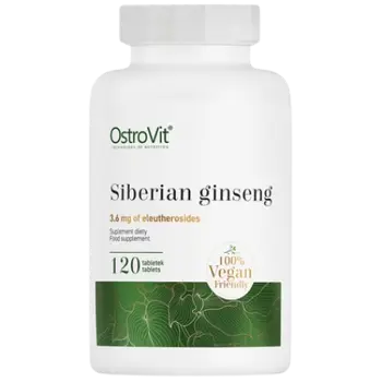 OstroVit Siberian Ginseng 300 мг Сибирски Женшен - 120 таблетки, 120 дози