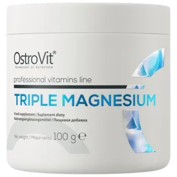 OstroVit Triple Magnesium Powder Магнезиев Комплекс на Прах - 100 грама, 66 дози
