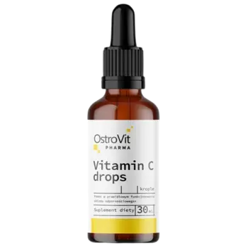 OstroVit Vitamin C Liquid Drops Витамин C Аскорбинова Kиселина - 30 мл, 40 дози