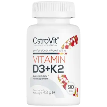 Ostrovit Vitamin D3 2000 IU + K2 100 мкг - 90 таблетки, 90 дози