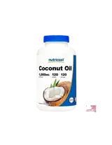 Nutricost Coconut Oil 1000 mg Кокосово масло за отслабване и метаболизъм х 120 софтгел капсули